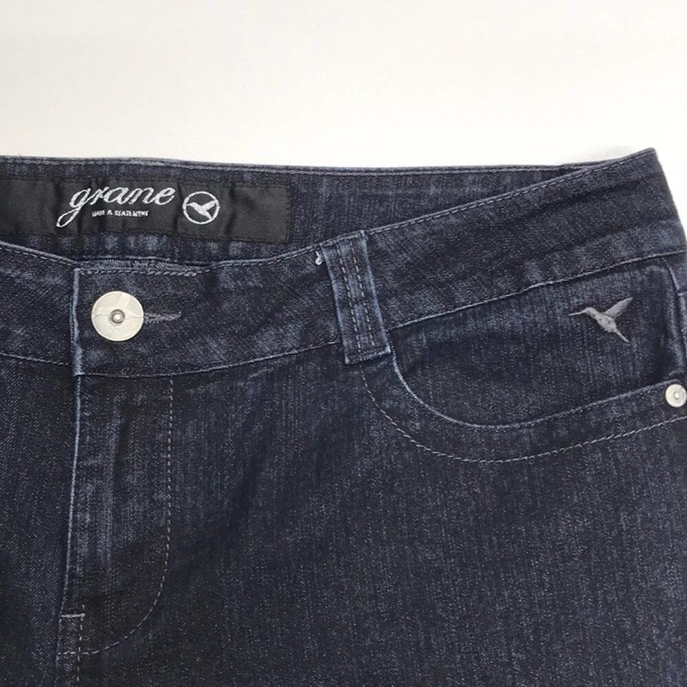 GRANE Womens 15 Long Boot Blue Jeans